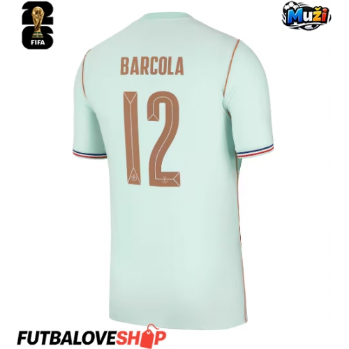 Dres Francúzsko Bradley Barcola #12 Preč MS 2026 Krátky Rukáv